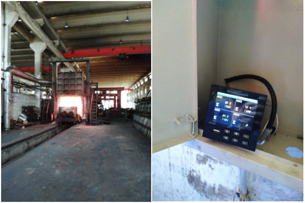 聯(lián)測儀表服役于淬火車間